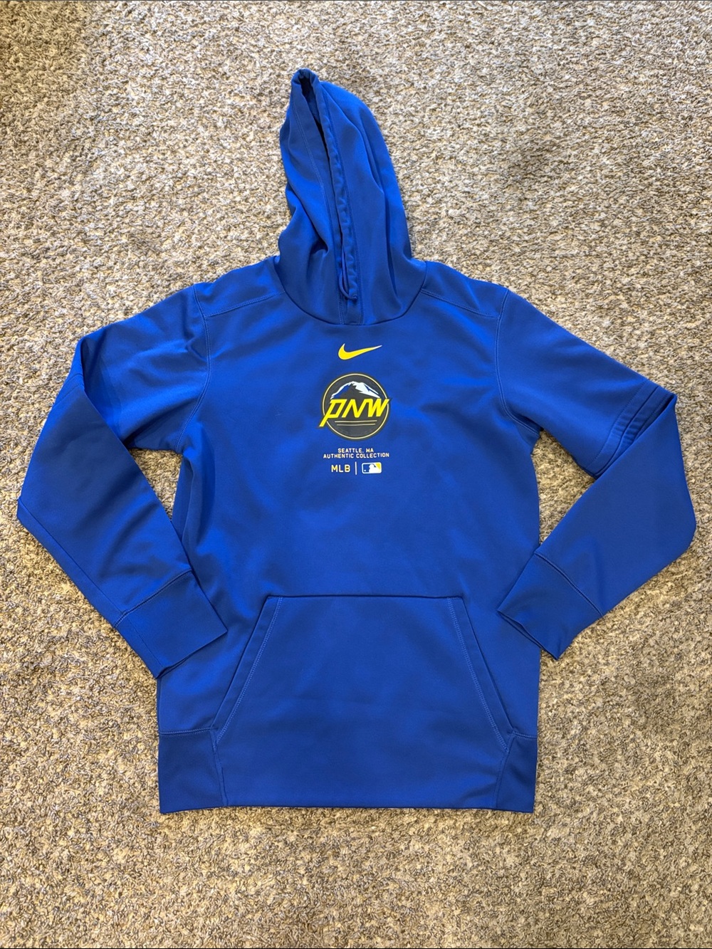 Seattle Mariners Nike Royal City Connect sweatshirt Thermal Fit